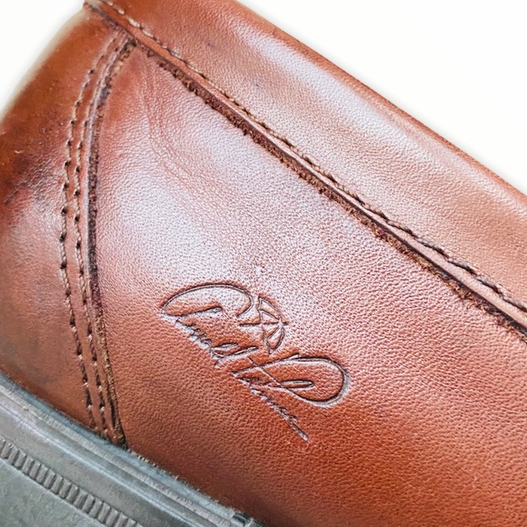 Arnold Palmer MENS Genuine Leather Loafer Slides - Picture 5 of 8